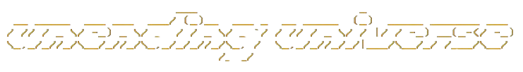 ASCII art that says unending universe.